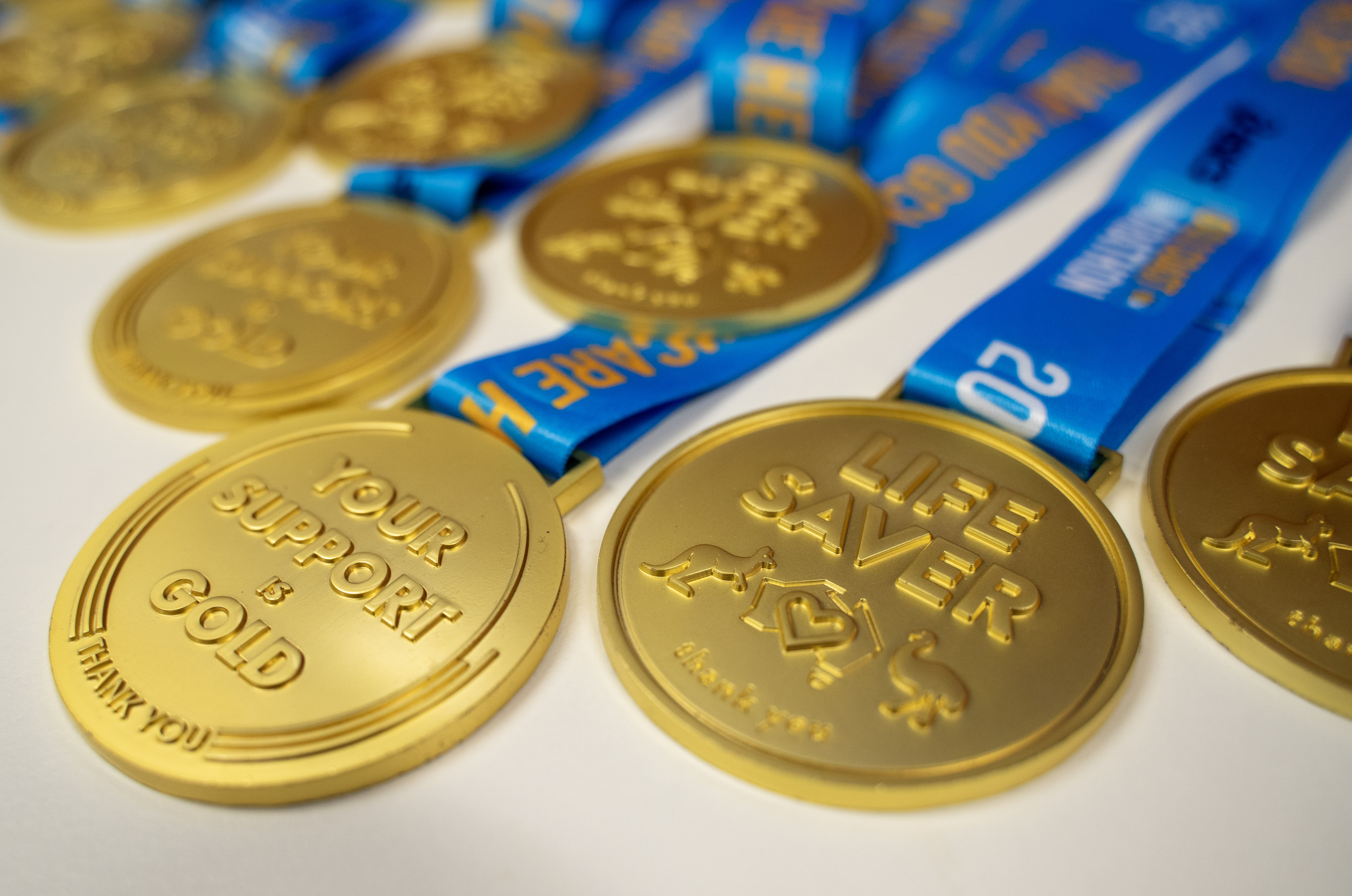 Juliette commissioned the personalised medals for the GCM medical response team.