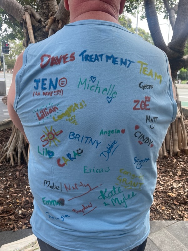 David's signed singlet