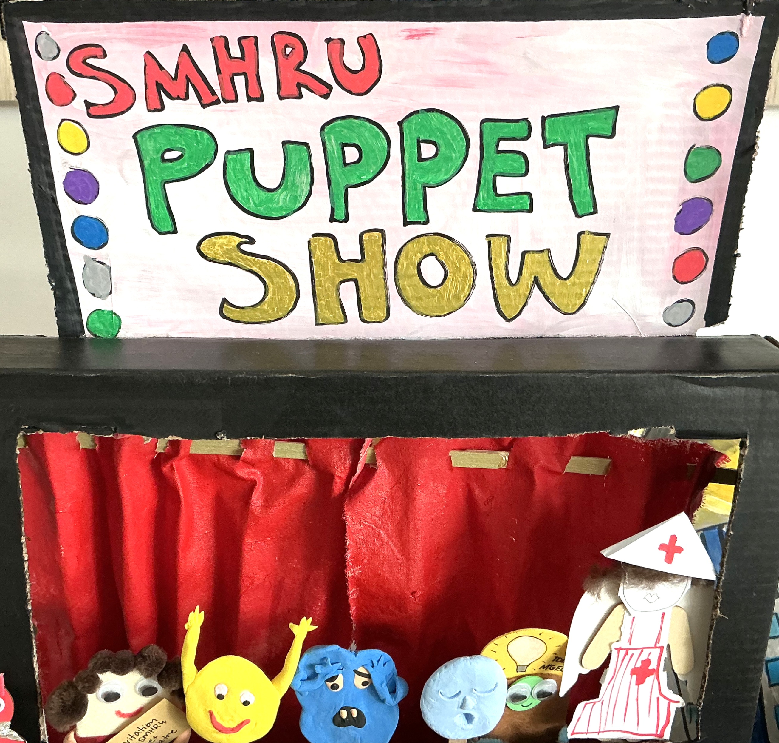 SMHRU consumers have embraced a puppet-making exercise.