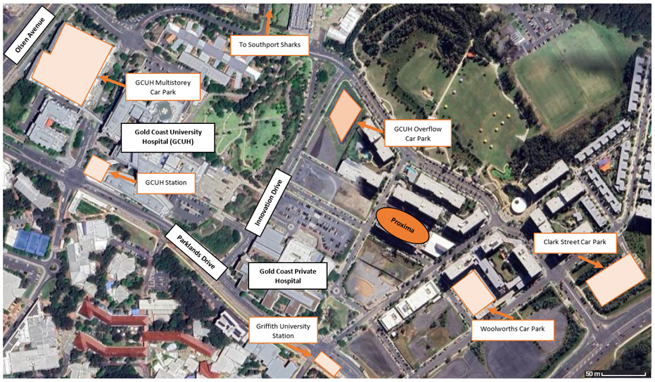 Parking map