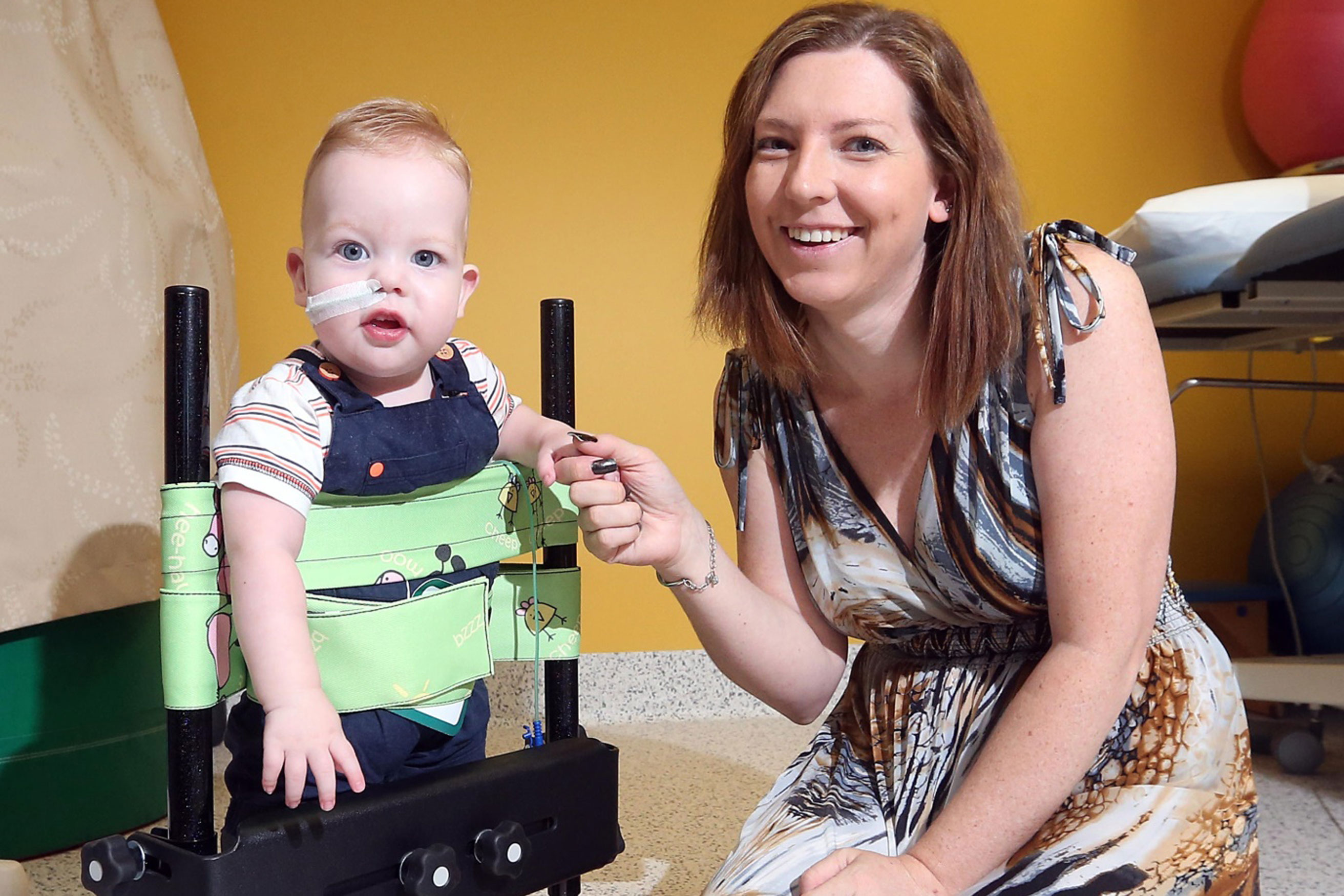 Baby Thomas Photo of baby Thomas and his mother