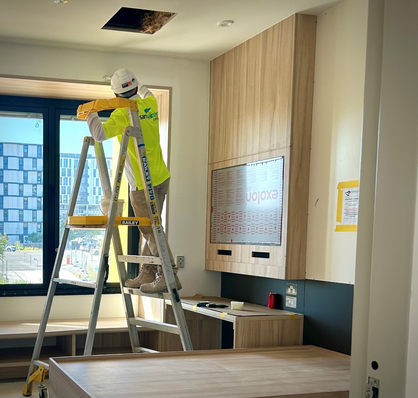 Finishing touches on the new Secure Mental Health Rehabilitation Unit (SMHRU)