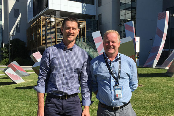 David Battersby and Bruce Rawson David Battersby and Bruce Rawson